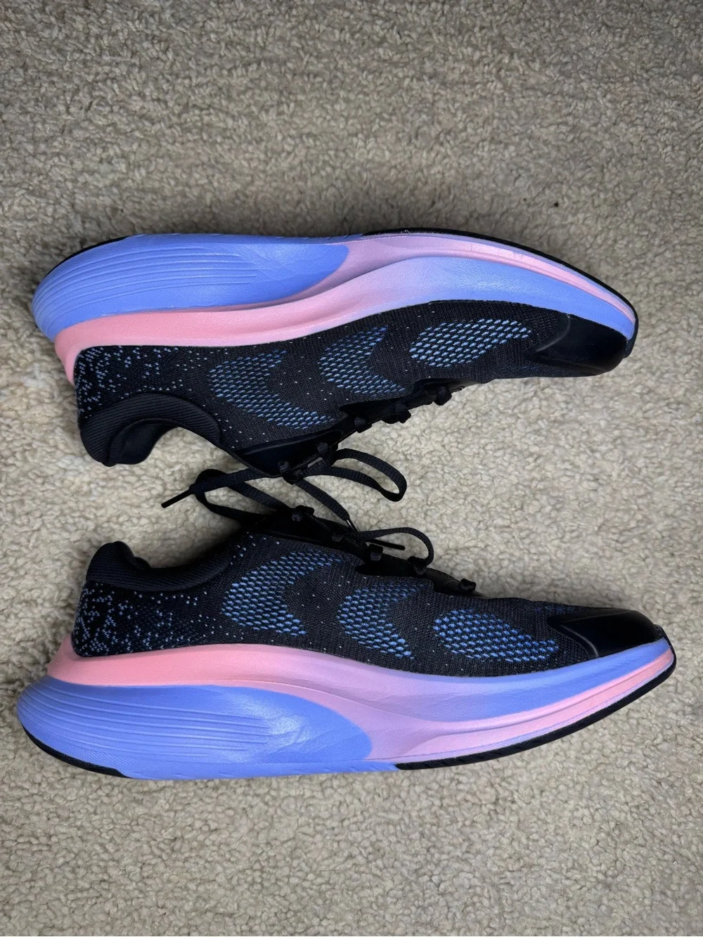 Skechers Women's GOwalk Max Walker Washable Slip on Black Multi Color Size7.5